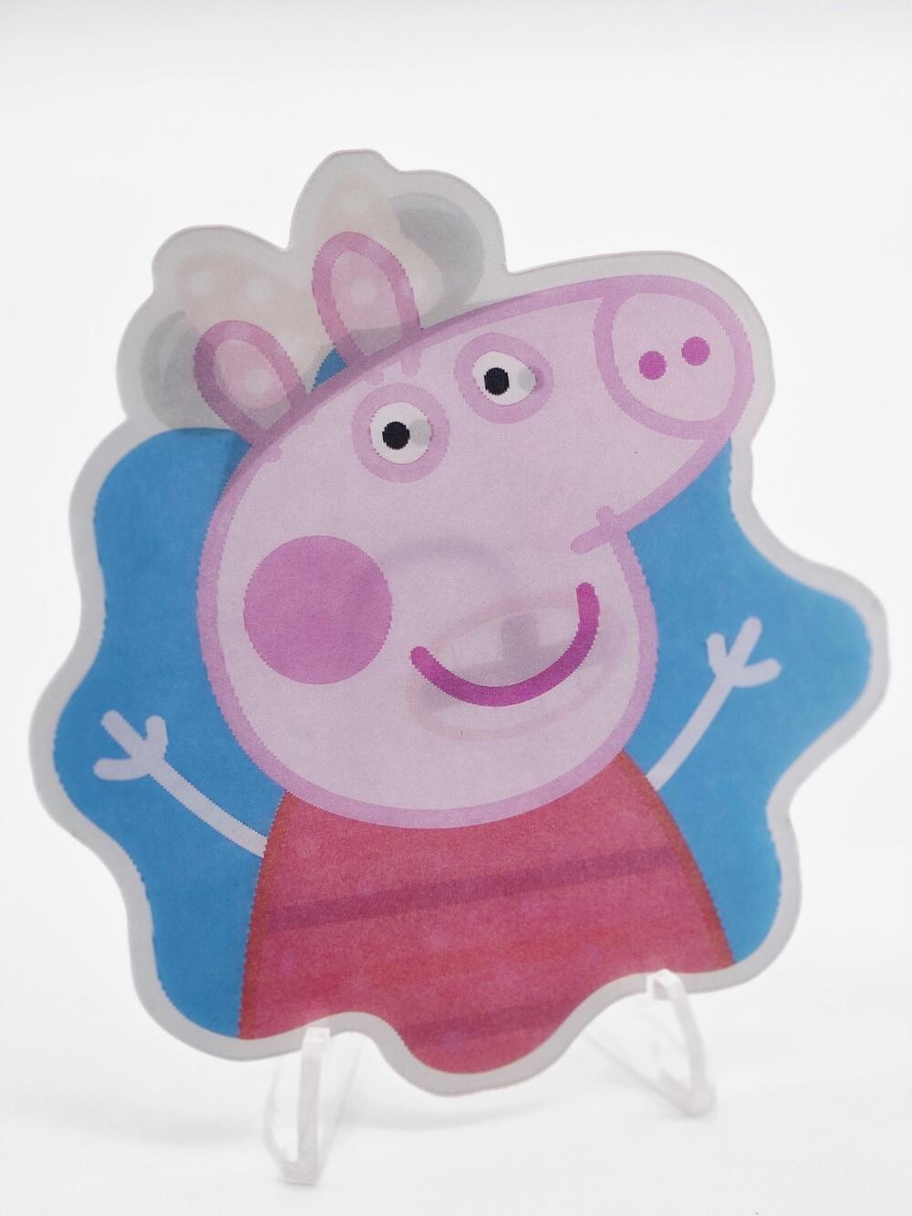 Peppa Pig 3D Motion Lenticular Car Decal Sticker Peeker